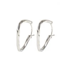 Oliver Bonas Silver Eira Angular Spiral Shape Hoop Earrings -Oliver Bonas Shop unnamed file 212