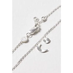 Oliver Bonas Luna Engraved Moon & Disc Sterling Silver Chain Bracelet -Oliver Bonas Shop unnamed file 2147