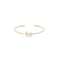 Oliver Bonas Gold Plated Almeta Freshwater Pearl Bar Bangle -Oliver Bonas Shop unnamed file 2155