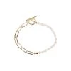 Oliver Bonas Womens White Odina Half Chain & Pearl Fob Clasp Gold Plated Brass Bracelet -Oliver Bonas Shop unnamed file 2162