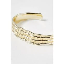 Oliver Bonas Muriel Curve Chunky Gold Plated Bangle -Oliver Bonas Shop unnamed file 2177