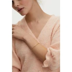 Oliver Bonas Aurora Flower Casting Detail Gold Plate Brass Bangle -Oliver Bonas Shop unnamed file 2196