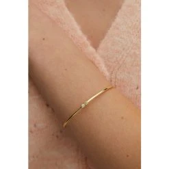 Oliver Bonas Aurora Flower Casting Detail Gold Plate Brass Bangle -Oliver Bonas Shop unnamed file 2197