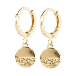 Oliver Bonas Gold Plated Bonita Textured Semi Circle Drop Earrings -Oliver Bonas Shop unnamed file 22