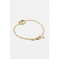 Oliver Bonas Black Kymani Engraved Disc And Stone Inlay Gold Plated Bracelet -Oliver Bonas Shop unnamed file 2206
