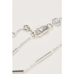 Oliver Bonas Miho Bar Detail Delicate Silver Chain Bracelet -Oliver Bonas Shop unnamed file 2222