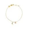 Oliver Bonas Luna Engraved Moon & Disc Gold Plated Brass Bracelet -Oliver Bonas Shop unnamed file 2224
