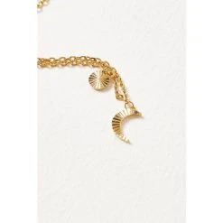 Oliver Bonas Luna Engraved Moon & Disc Gold Plated Brass Bracelet -Oliver Bonas Shop unnamed file 2226