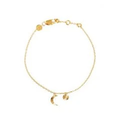 Oliver Bonas Luna Engraved Moon & Disc Gold Plated Brass Bracelet -Oliver Bonas Shop unnamed file 2228