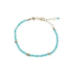 Oliver Bonas Blue Jovie Beaded Nugget Amazonite Gold Plated Chain Bracelet -Oliver Bonas Shop unnamed file 2273