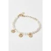 Oliver Bonas Natural Edna Pearl ANd Disc Charm Chain Bracelet -Oliver Bonas Shop unnamed file 2274