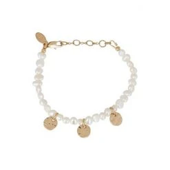 Oliver Bonas Natural Edna Pearl ANd Disc Charm Chain Bracelet -Oliver Bonas Shop unnamed file 2279