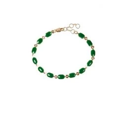 Oliver Bonas Matira Green Enamel Coated Chain Bracelet -Oliver Bonas Shop unnamed file 2288