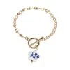 Oliver Bonas Audrey Natural Floral Pendant Chain Bracelet -Oliver Bonas Shop unnamed file 2303