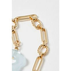 Oliver Bonas Gold Gali Blue Flower T Bar Chain Bracelet -Oliver Bonas Shop unnamed file 2318