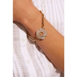 Oliver Bonas Gold Gali Blue Flower T Bar Chain Bracelet -Oliver Bonas Shop unnamed file 2319