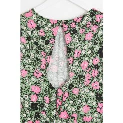 Oliver Bonas Green Daisy Print Tiered Midi Dress -Oliver Bonas Shop unnamed file 2332