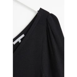 Oliver Bonas Button Through Knitted Black Midi Dress -Oliver Bonas Shop unnamed file 2343