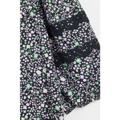 Oliver Bonas Black Ditsy Floral Print Black Mini Dress -Oliver Bonas Shop unnamed file 2360