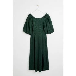 Oliver Bonas Green Jacquard Midi Dress -Oliver Bonas Shop unnamed file 2367