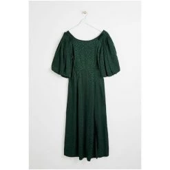 Oliver Bonas Green Jacquard Midi Dress -Oliver Bonas Shop unnamed file 2371
