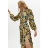 Oliver Bonas Black Abstract Petal Midi Dress -Oliver Bonas Shop unnamed file 2381