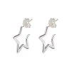 Oliver Bonas Star Outline Small Sterling Silver Hoops -Oliver Bonas Shop unnamed file 25