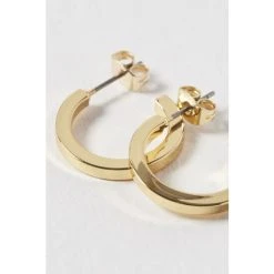 Oliver Bonas Elm Large Gold Plated Hoop Earrings -Oliver Bonas Shop unnamed file 293