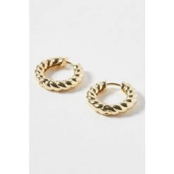 Oliver Bonas Adorn Adelaide Chunky Twist Gold Plate Brass Hoop Earrings -Oliver Bonas Shop unnamed file 350