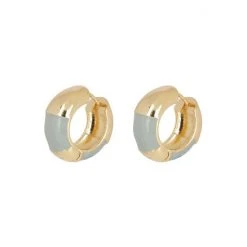Oliver Bonas Natural Muriel Grey Click Huggie Earrings -Oliver Bonas Shop unnamed file 368