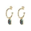 Oliver Bonas Grey Blythe Pebble Charm Paua Shell Gold Plated Hoop Earrings -Oliver Bonas Shop unnamed file 380