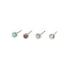 Oliver Bonas Multi Oriana Semi Precious Stone Inlay Mixed Shape Pack Of Four Stud Earrings -Oliver Bonas Shop unnamed file 386