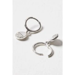 Oliver Bonas Silver Tone Linnea Stone Detail Semi Circle Drop Earrings -Oliver Bonas Shop unnamed file 39