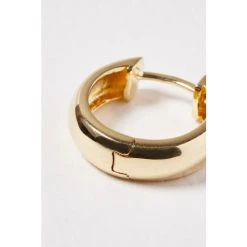 Oliver Bonas White Esperanza Gold Plated Chunky Hoop Earringss -Oliver Bonas Shop unnamed file 394