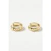 Oliver Bonas Gold Coloured Brass Starry Night Stone Detail Huggie Earrings -Oliver Bonas Shop unnamed file 431
