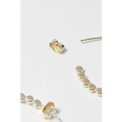 Oliver Bonas Gold Ilaria Dot Detail Gold Plated Hoop Earrings Large -Oliver Bonas Shop unnamed file 439