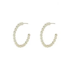 Oliver Bonas Gold Ilaria Dot Detail Gold Plated Hoop Earrings Large -Oliver Bonas Shop unnamed file 442