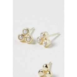 Oliver Bonas Amaya Dot And Pearl Gold Tone White Stud Earrings 2 Pack -Oliver Bonas Shop unnamed file 461
