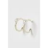 Oliver Bonas Bliss White Pearl Detail Gold Plated Hoop Earrings -Oliver Bonas Shop unnamed file 475