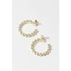 Oliver Bonas Gold Ilaria Dot Detail Gold Plated Hoop Earrings Small -Oliver Bonas Shop unnamed file 517
