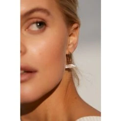 Oliver Bonas Gold Bondi Pearl Mismatched Hoop Earrings Pack Of Four -Oliver Bonas Shop unnamed file 537