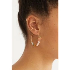 Oliver Bonas Floral Fiesta Beaded Hoop Earrings -Oliver Bonas Shop unnamed file 554