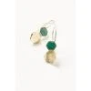 Oliver Bonas Maceo Hexagon Stone Drop Gold Plate Earrings -Oliver Bonas Shop unnamed file 61