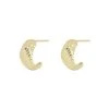 Oliver Bonas Kona Ribbed Texture Statement Gold Plated Hoop Earrings -Oliver Bonas Shop unnamed file 615