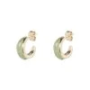 Oliver Bonas Green Oriana Aventurine Inlay Hoop Earrings -Oliver Bonas Shop unnamed file 673