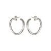 Oliver Bonas Silver Plated Megumi Circle Loop Silver Hoop Earrings -Oliver Bonas Shop unnamed file 678