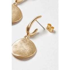 Oliver Bonas Gold Toned Nara Drop Earrings -Oliver Bonas Shop unnamed file 702