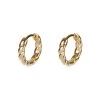 Oliver Bonas Gold Tone Cisco Twisted Huggie Earrings -Oliver Bonas Shop unnamed file 706