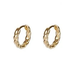 Oliver Bonas Gold Tone Cisco Twisted Huggie Earrings -Oliver Bonas Shop unnamed file 710