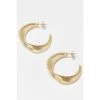 Oliver Bonas Gold Tone Maria Hoop Earrings -Oliver Bonas Shop unnamed file 727